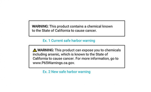 美国加州65法案即将实验新警示口号-赢天堂检测