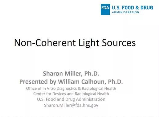 FDA对非相关光的清静剖析